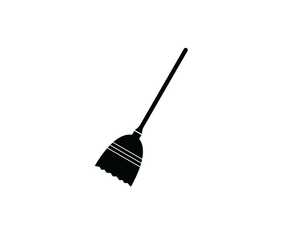 broom Glyph Icon