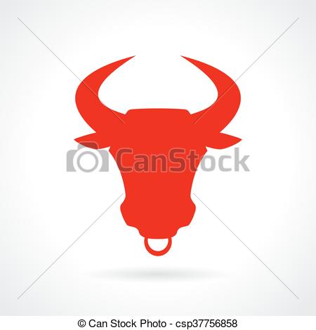 Bull face frontal outline - Free animals icons