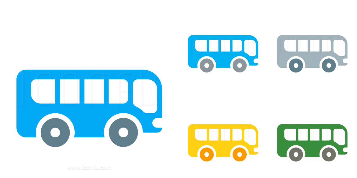 Bus Icon - AWT Travel Blue Icons 
