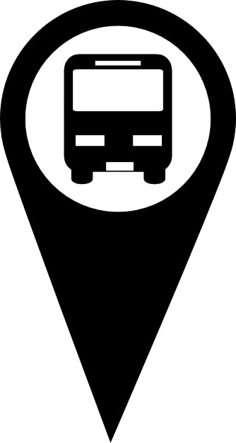 Hotel Icon Near Bus Stop Free vector in Open office drawing svg 