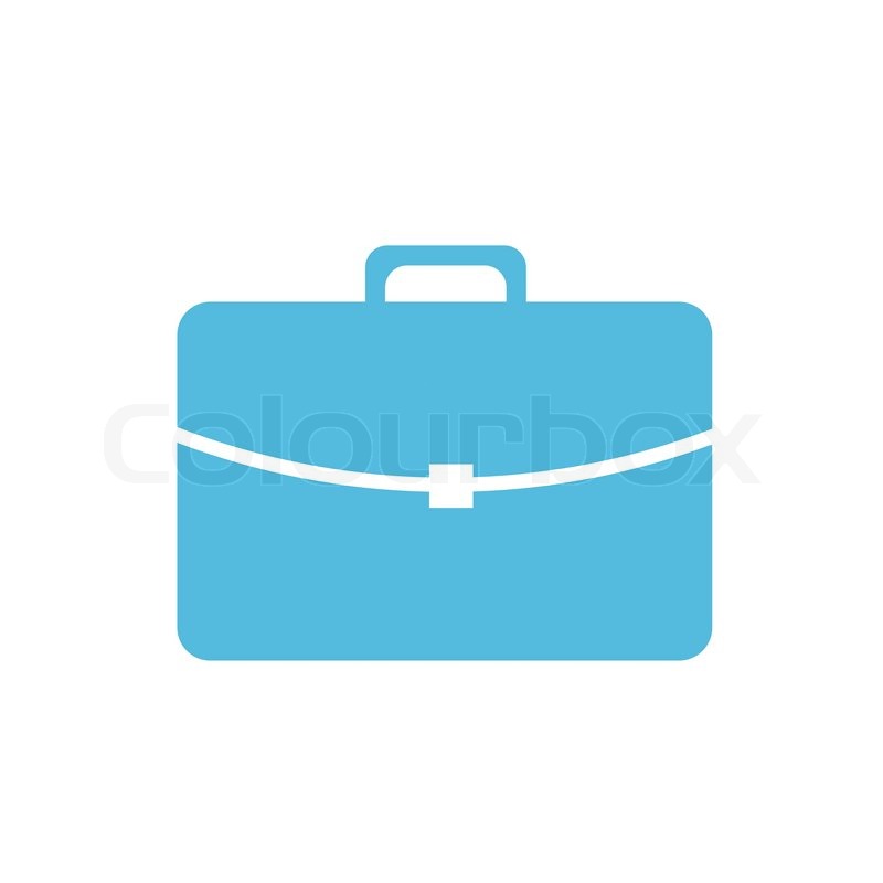 Business suitcase icon Royalty Free Vector Image
