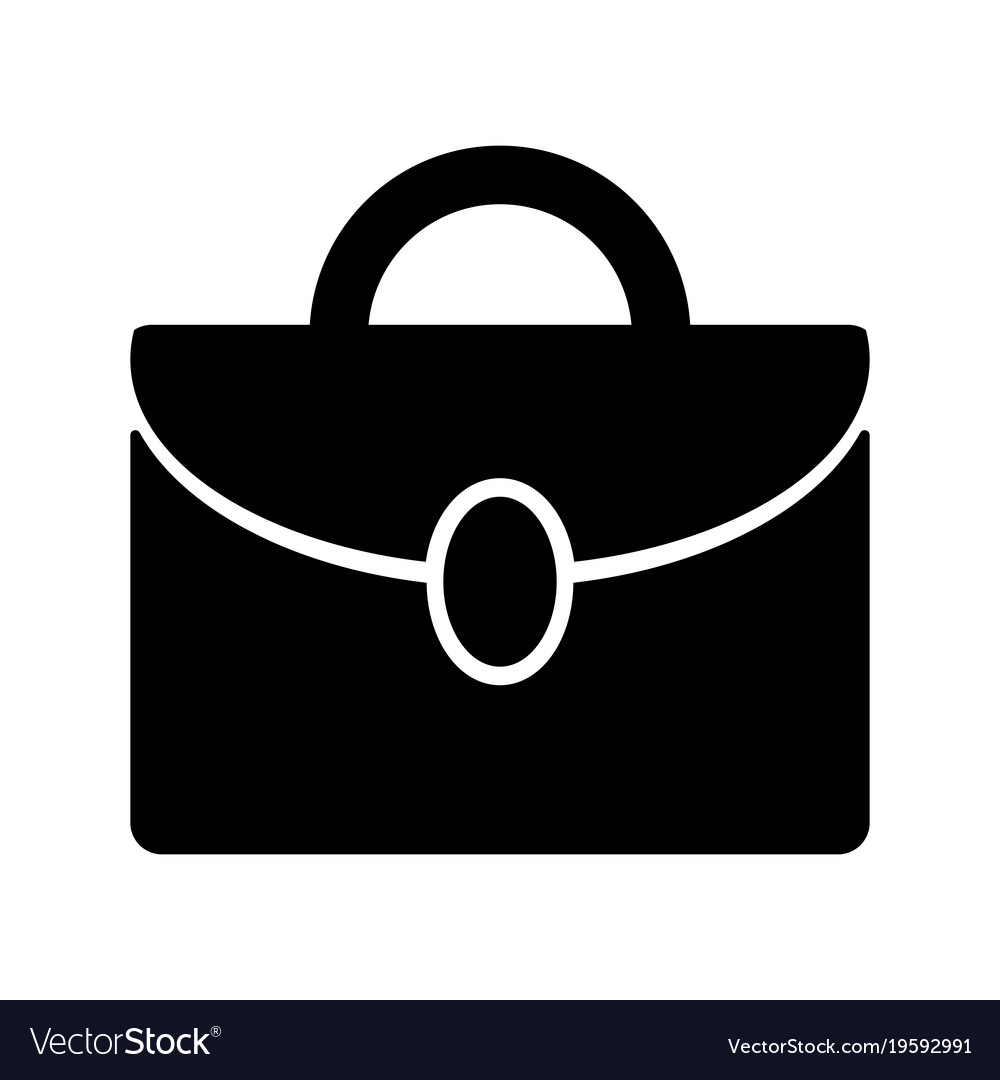 Business suitcase icon image Royalty Free Vector Image