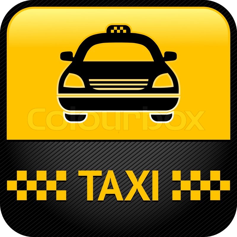 Taxi Cab Service Icon Royalty Free Cliparts, Vectors, And Stock 