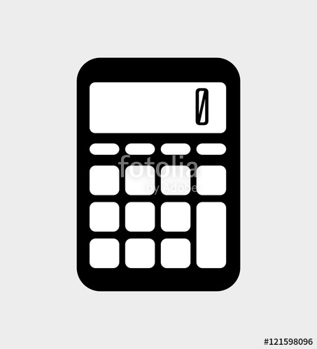 Calculator Icon Vector  