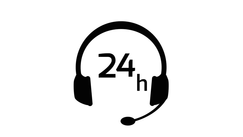 Call center worker with headset - Free people icons