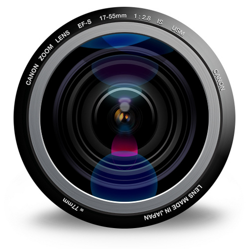Camera Lens Icon stock vector. Illustration of editable - 35433522
