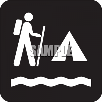 Camp, campground, camping, no camping, tent, tenting icon | Icon 