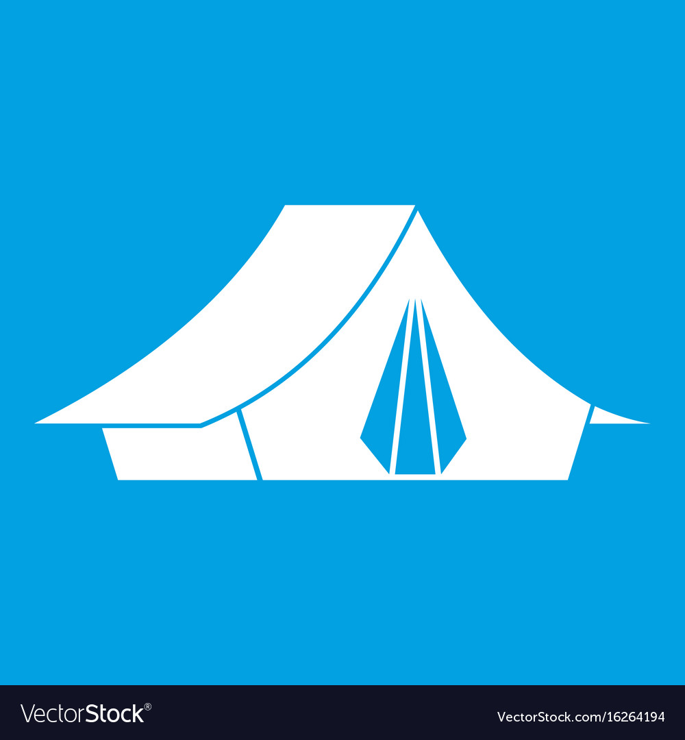 Set Camping Tent Icons Black White Stock Vector 647669722 