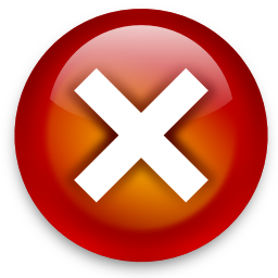 Cancel, close, delete, remove, terminate, undo, x icon | Icon 