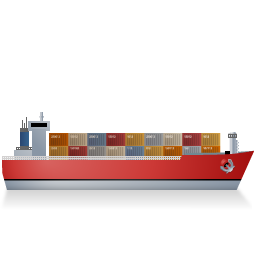 Boat, cargo ship, container, logistics icon | Icon search engine