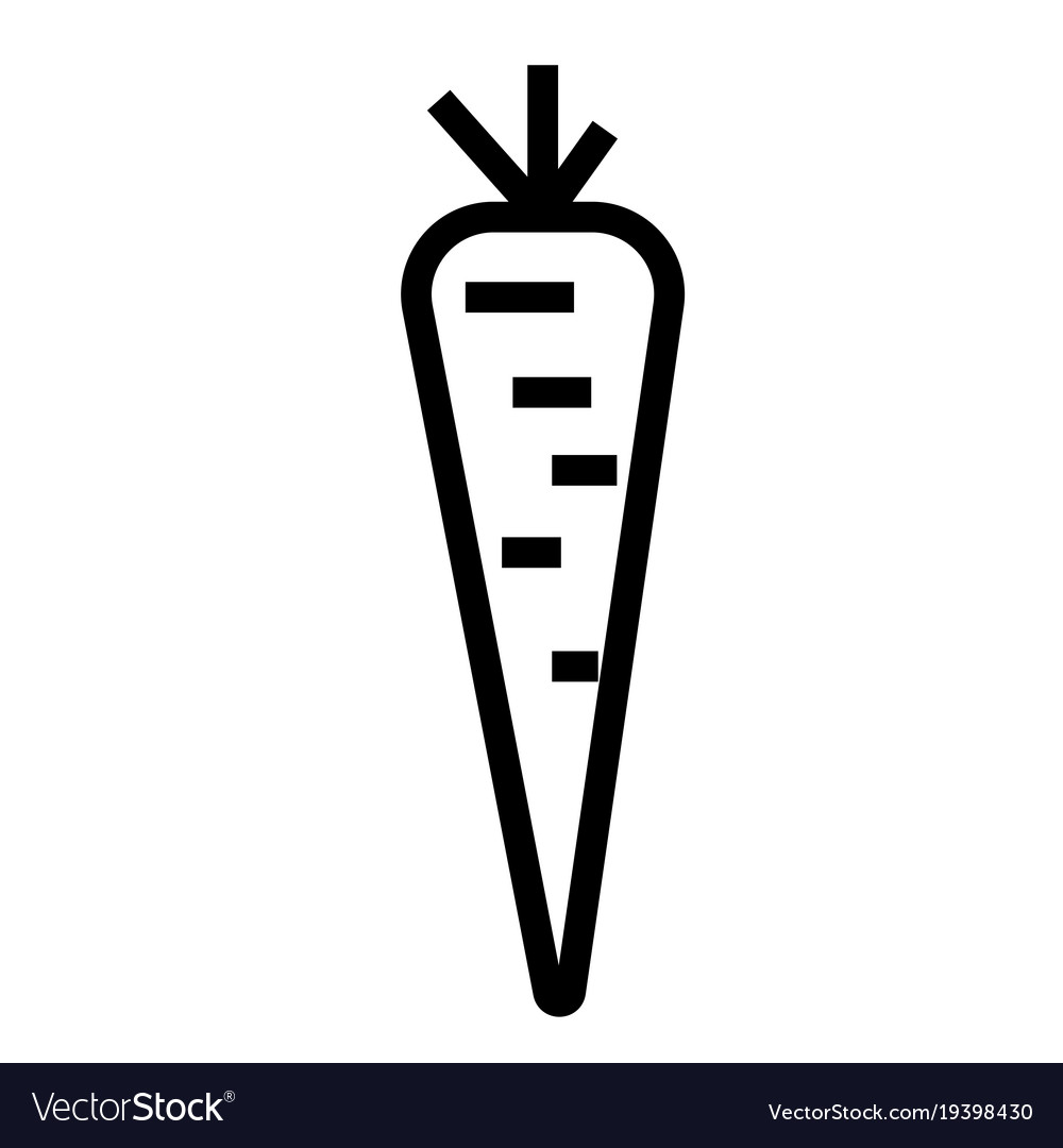 Chopped carrot icon Royalty Free Vector Image - VectorStock