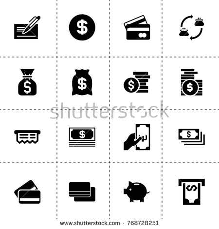 Cash Icons, Cash Logo, Money Icons Vector  Photo | Bigstock