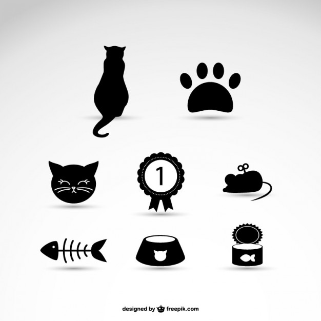 Cat paw icon flat isolated on white background vector illustration 