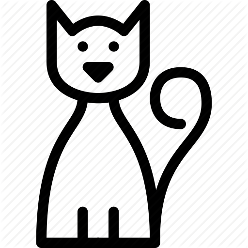 Black Cat Icon - free download, PNG and vector