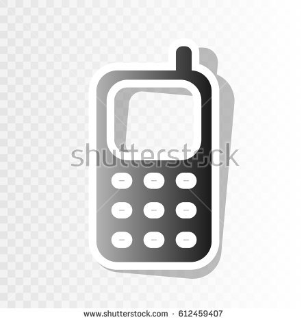 Cellphone Icon Design, Video Animation Stock Footage Video 