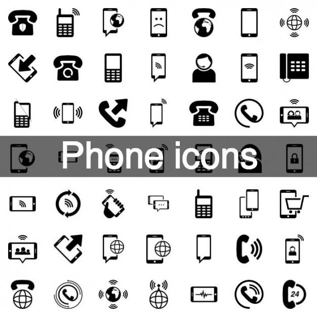 Cellphone icon. Red mobile telephone symbol of communicaton eps 