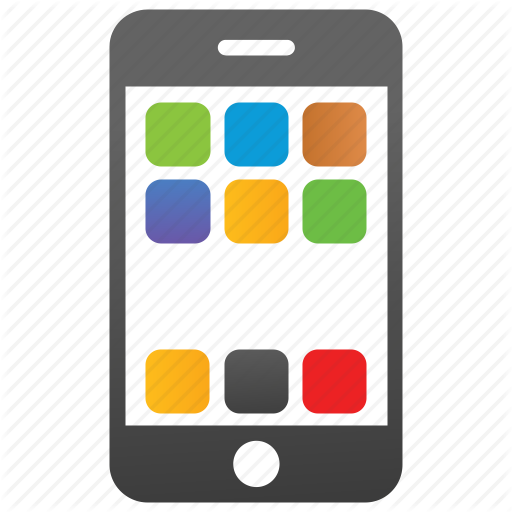 Isolated cellphone icon Royalty Free Vector Image