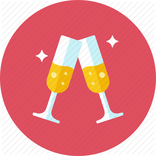Bottle, champagne, drink, glass, restaurent, wine, wine cup icon 