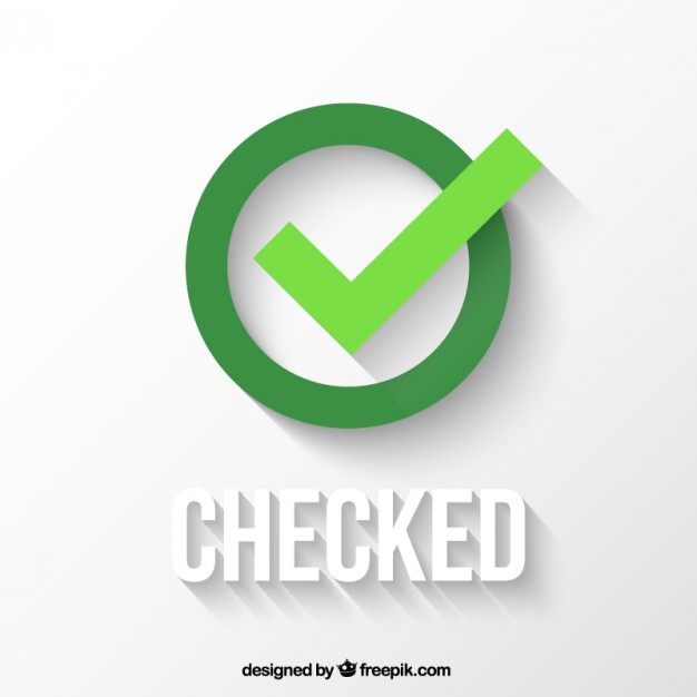 Checked icon Vector | Free Download