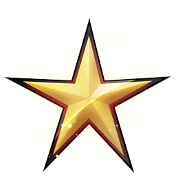 Three Golden Christmas Star Icon Isolated Stock Vector 756589486 