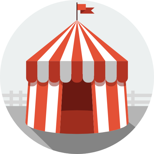 Circus Icon | Flat Iconset | Flat-Icons.com