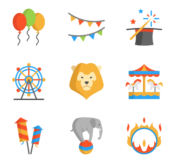 Circus Icons - 1,277 free vector icons