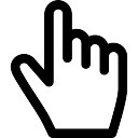 Finger click on the icon, Hand, Finger, Click PNG Image for Free 