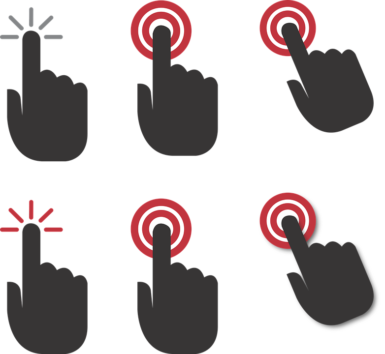 Hand, Touch, Finger, Click, Move, Sense, Gesture Icon - Sign 