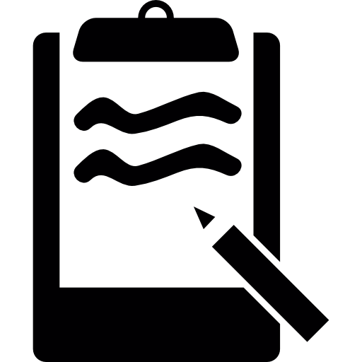 The clipboard icon. paperwork symbol. flat vector vector 