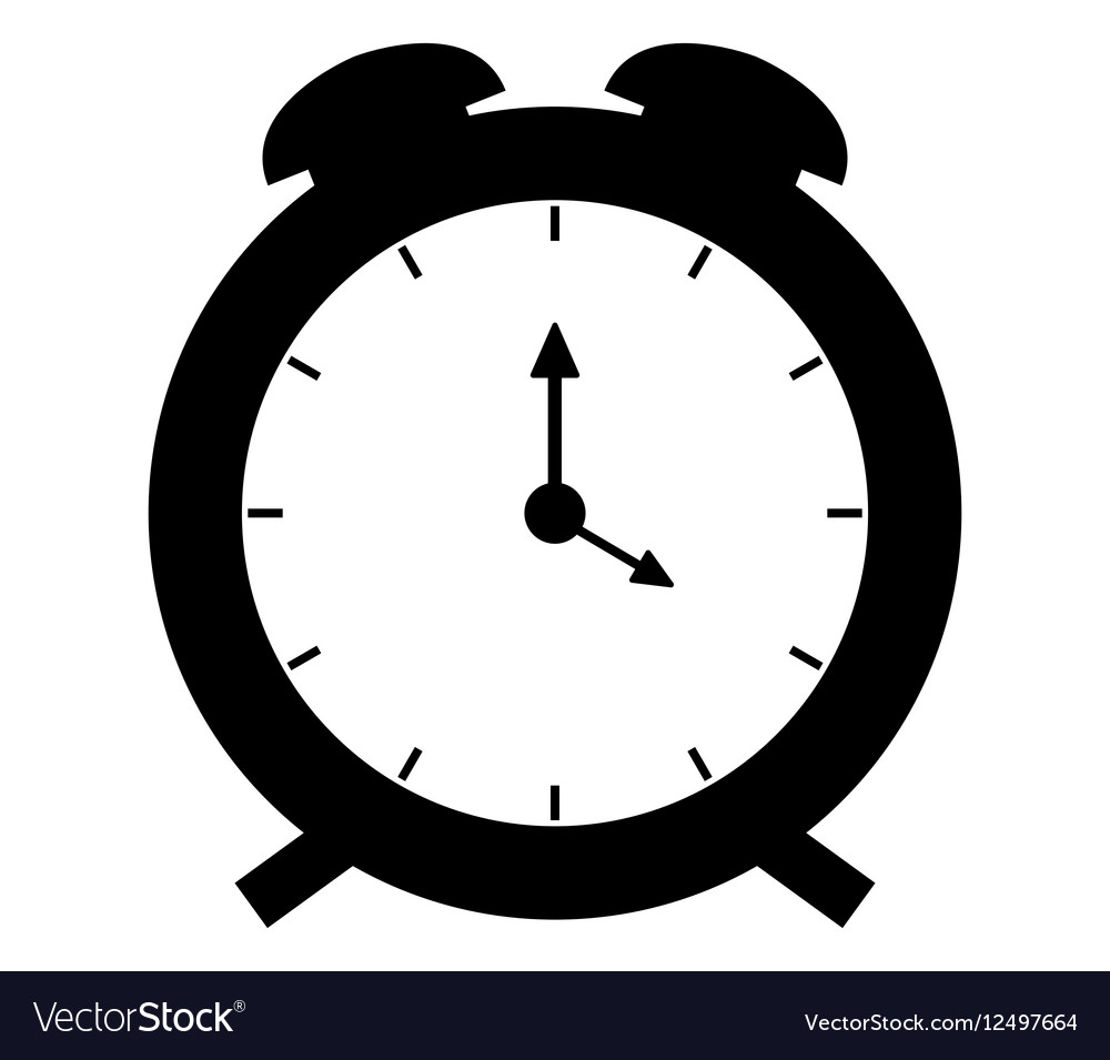 Alarm clock icon Royalty Free Vector Image - VectorStock