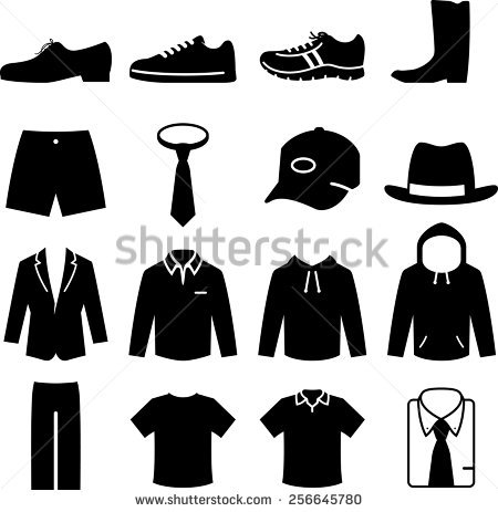 Clothes Line Vector Icons 2  Stock Vector  educester #74544781
