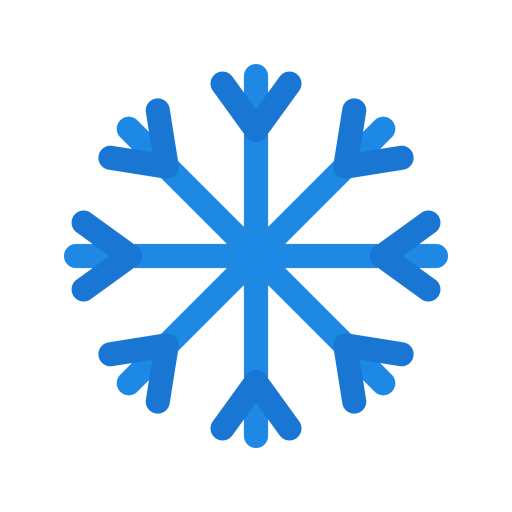 Thermometer and a snowflake, cold winter weather symbol Icons 