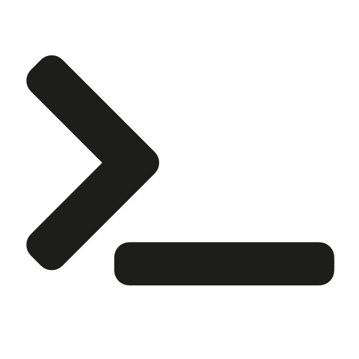 Command line icon (PSD) | PSDGraphics