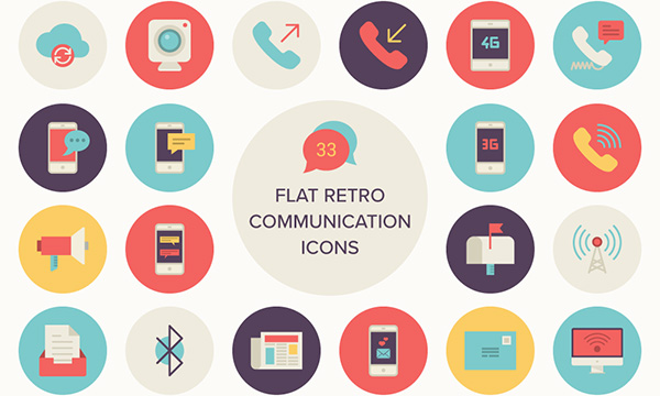 Simpleicon Communication  130 free icons (SVG, EPS, PSD, PNG files)