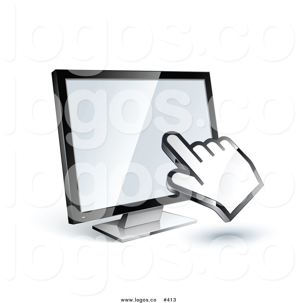 Hand holding computer window - Free technology icons