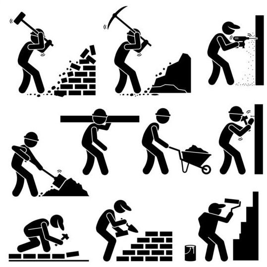 Construction, engineer, man, people, person, user, worker icon 