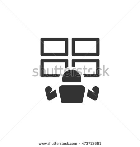 Computers, control room, monitors, televisions icon | Icon search 