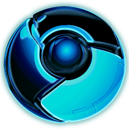 Chrome Icon Tron Style by Dementor314 