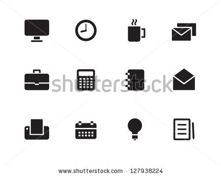 Corporate Icons Vector Set Stock Vector 266656709 - 