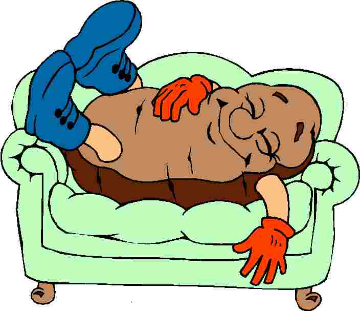 Icon image couch potato, Symbolbild Couch-Potato Stock Photo 