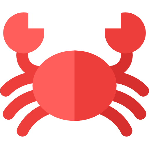 Set of vector crab icons | Stock Vector | Colourbox