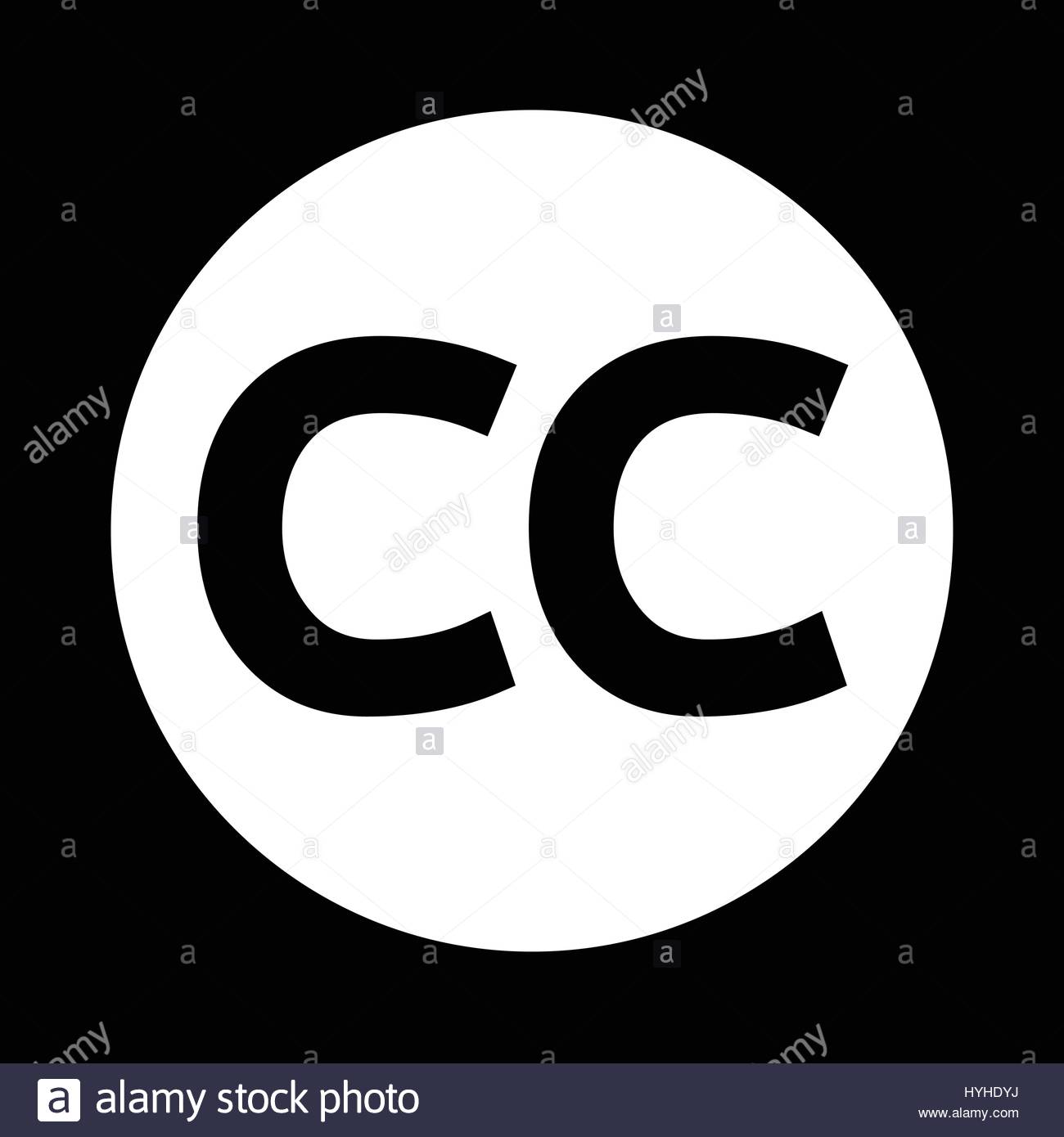 Creative commons license symbol - Free interface icons