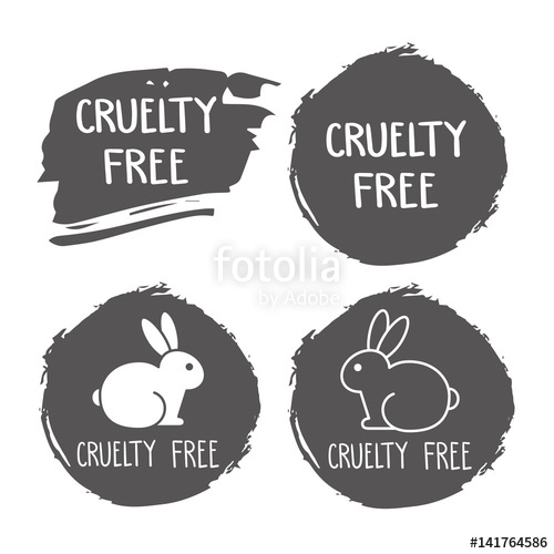 Animal Cruelty Free Icon Design. Stock Illustration - Illustration 