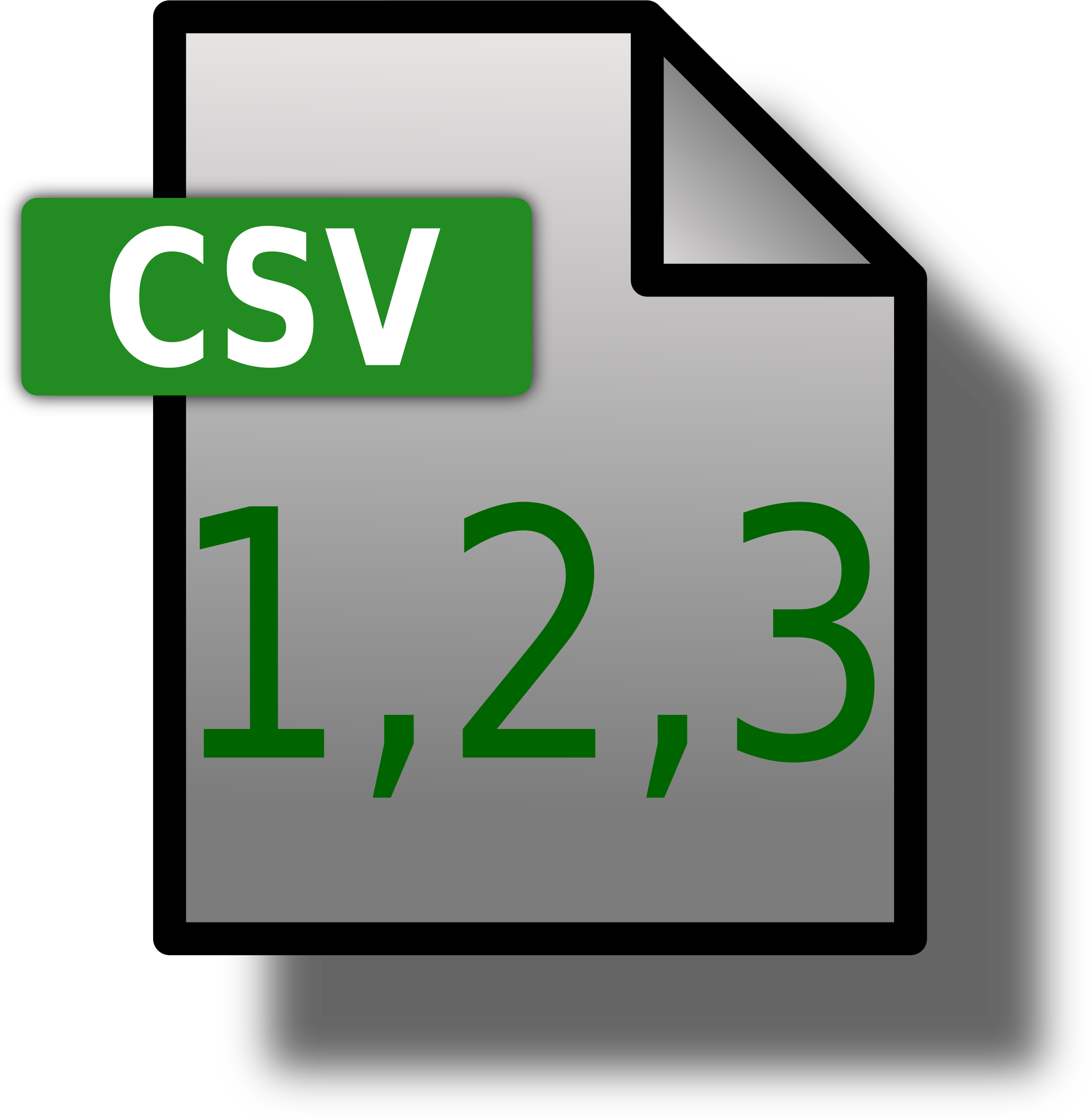 Csv Icon | Filetype Iconset | GraphicLoads