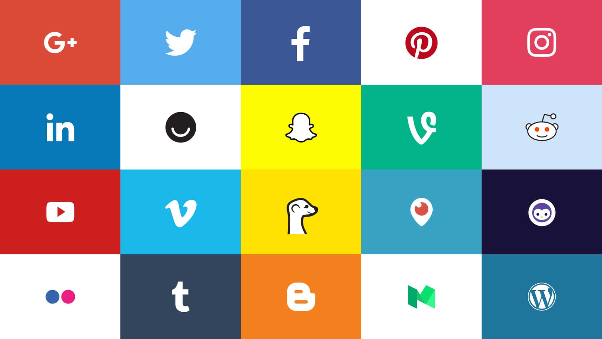 Social Media Logos 2017: Top 20 Networks Official Assets  Dustn.tv