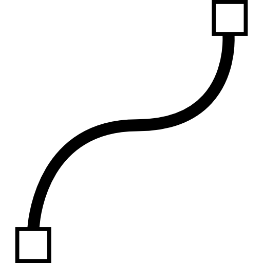 Curve arrow outline to the left Icons | Free Download