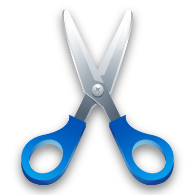 scissors, Cut icon