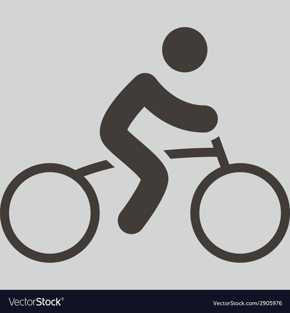 Bicycle, bike, biker, biking, mountain, person, ride icon | Icon 