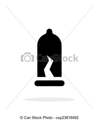 Damaged truck simple icon on white background.  Stock Vector 