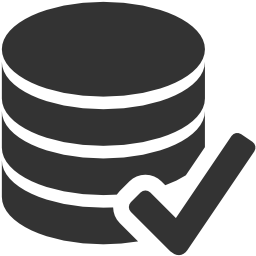 Data Accept database icon free download as PNG and ICO formats 